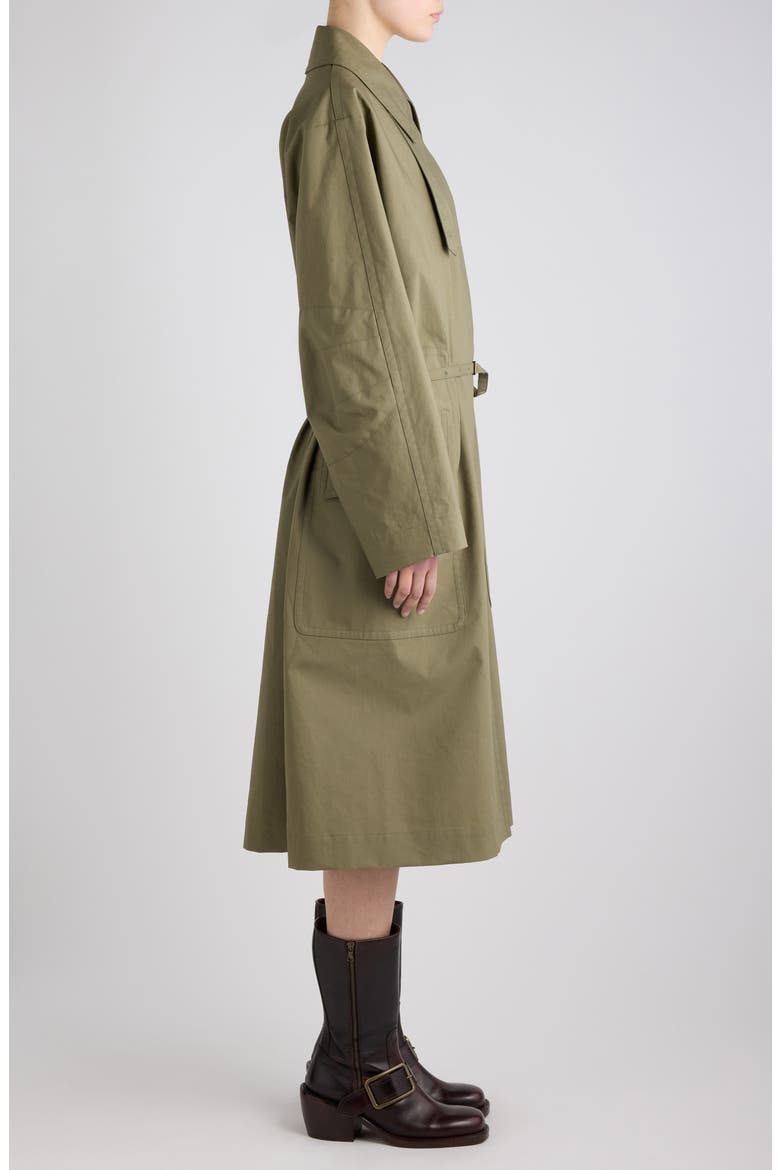 Rain Cotton Trench Coat, Alternate, color, L.KHAKI