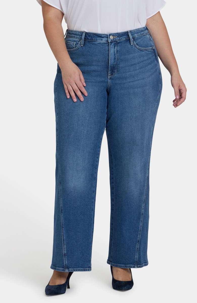 NYDJ Teresa Wide Leg Jeans, Main, color, Romantic Indigo