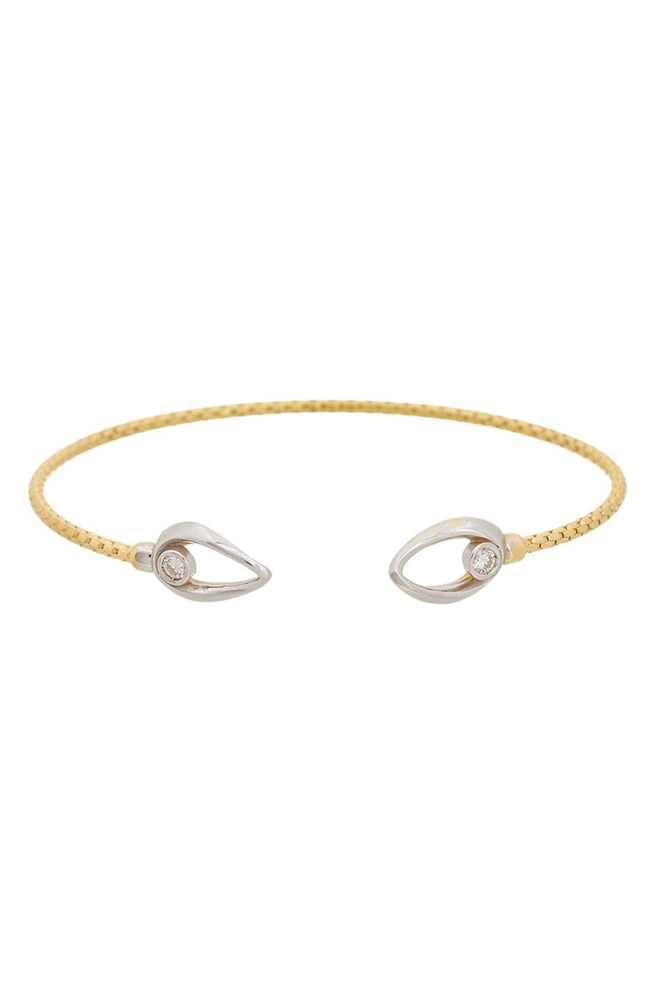 Diamond Mesh Cuff Bracelet