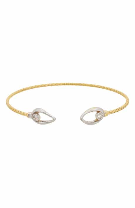 Diamond Mesh Cuff Bracelet