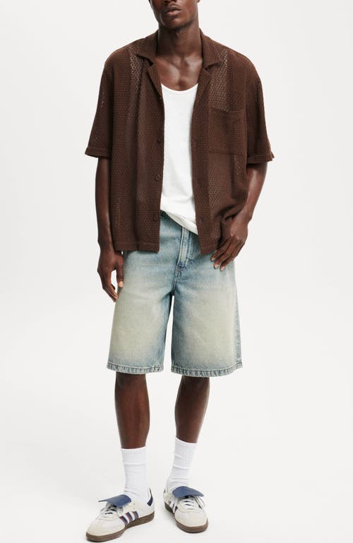 COTTON ON BAGGY DENIM SHORT