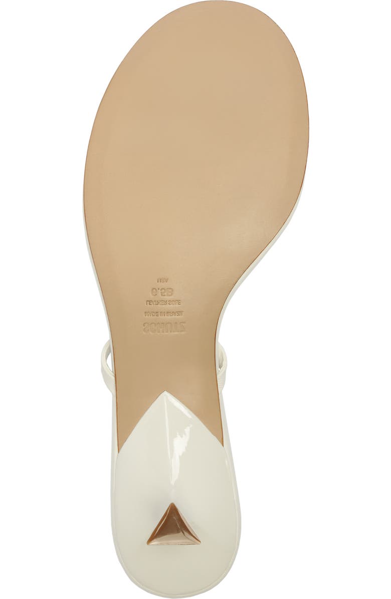 Schutz Carolyn Kitten Heel Sandal, Alternate, color, White