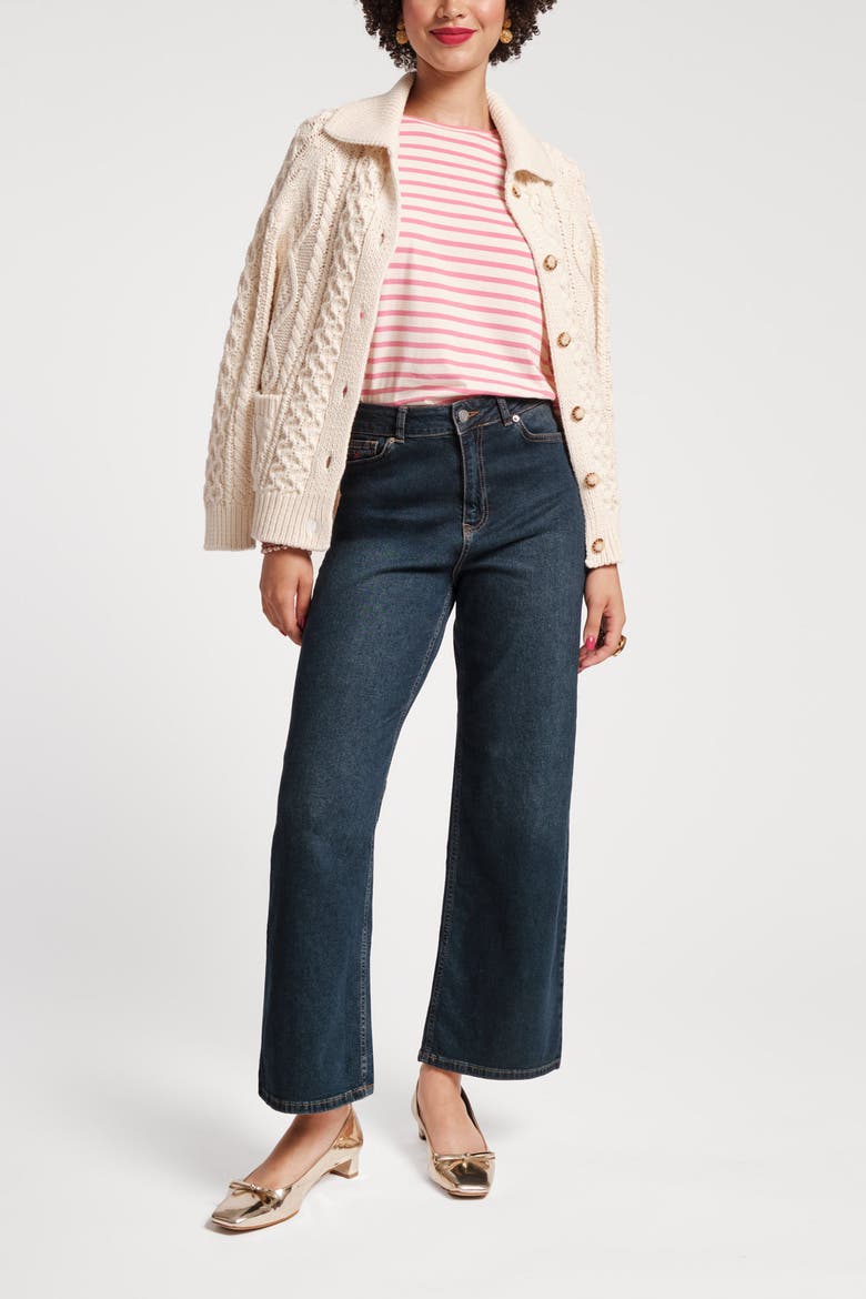 Ace Jean Solid Stretch Denim, Alternate, color, Navy
