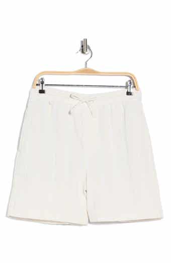 DENIM AND FLOWER Textured Drawstring Shorts