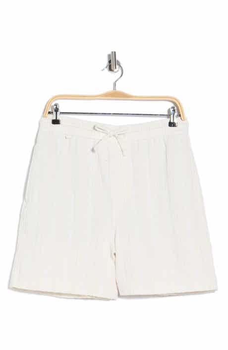 DENIM AND FLOWER Textured Drawstring Shorts