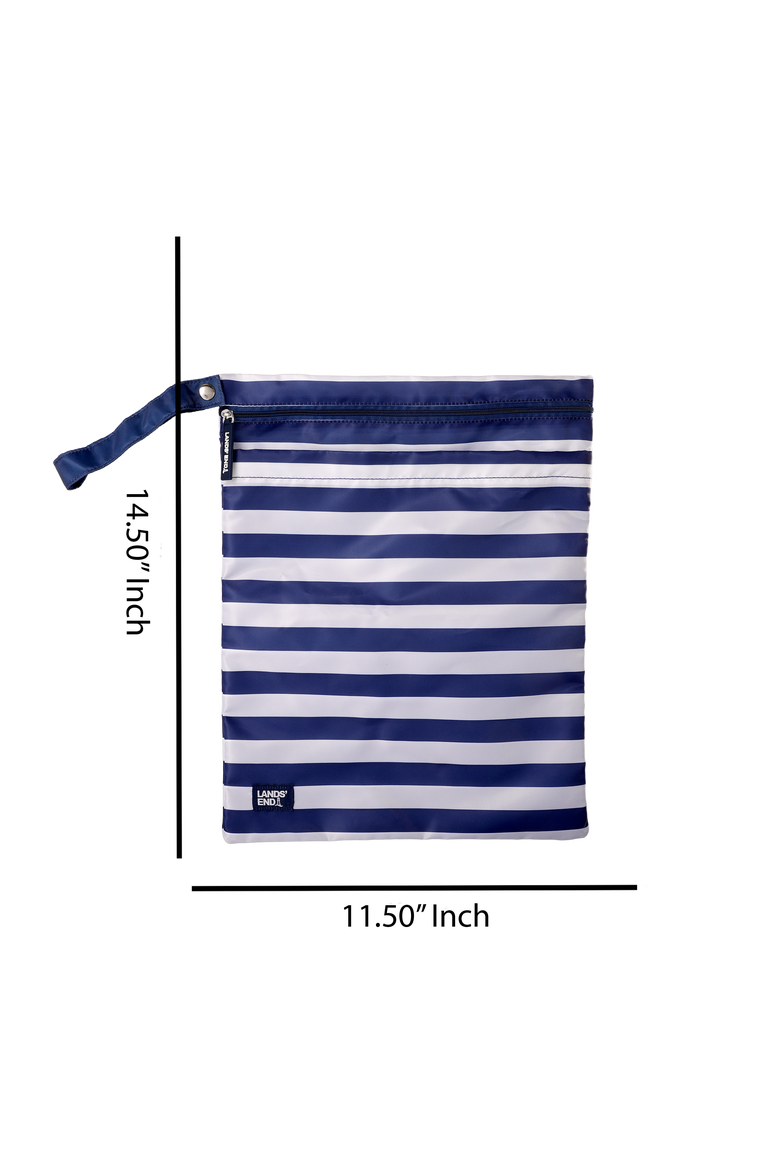 Wet Bags for Travel 2-Piece Set,  Polyester Canvas Wet Dry Bag for Swimsuits, Wet Clothes, and More, Alternate, color, Navy