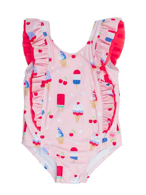 Baby Girls UPF50+ Waterfall One Piece