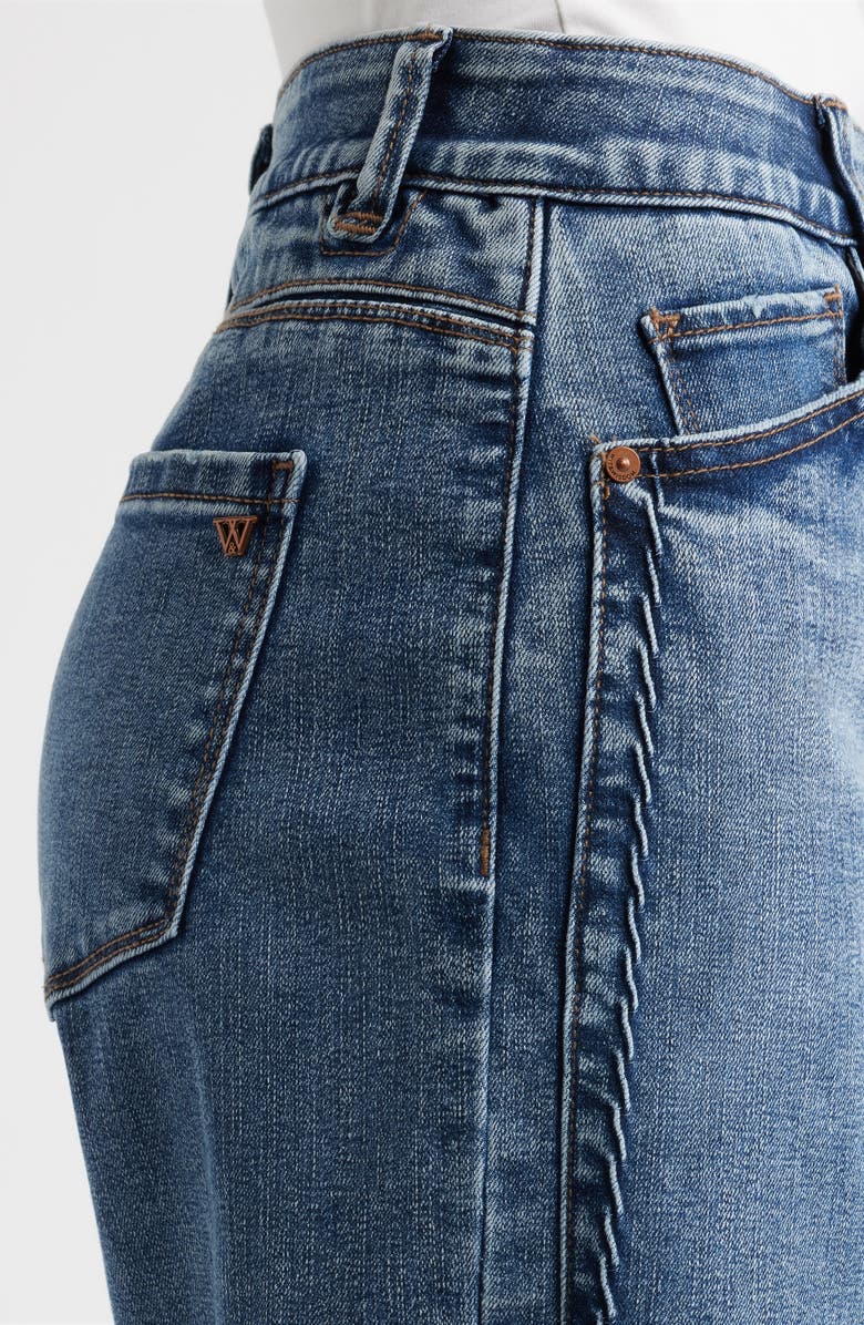 Wit & Wisdom Gracie Skyrise Double Side Seam Wide Leg Jeans, Alternate, color,