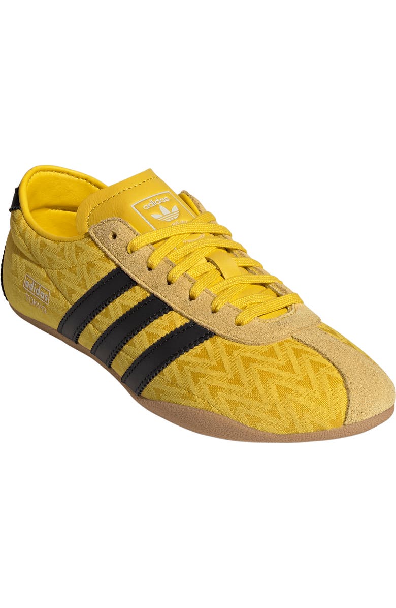 adidas Tokyo Jacquard Low Top Sneaker, Main, color, Eqt Yellow/ Black/ Off White