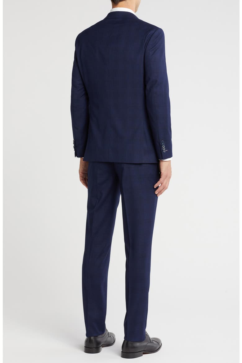 Notched Lapel Two-Piece Suit, Alternate, color, NAVY