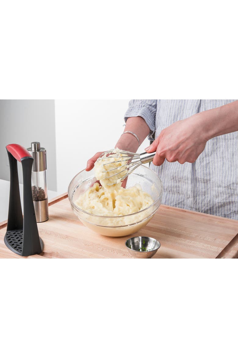 8 Inch Stainless Steel Balloon Whisk Ball Solid Handle, Alternate, color, Silver