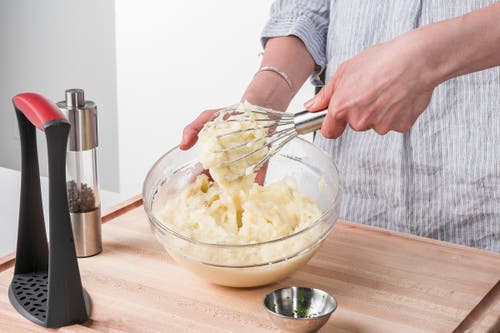 Cuisipro 8 Inch Stainless Steel Balloon Whisk Ball Solid Handle In Silver