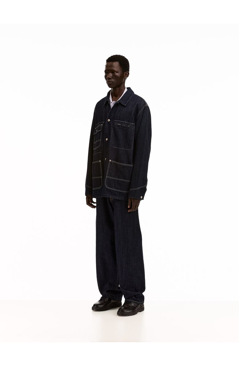 vowels Baggy Denim, Alternate, color, Indigo