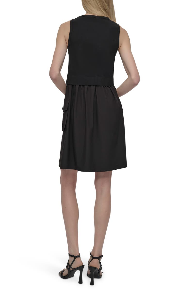 DKNY Commuter Combo A-Line Dress, Alternate, color,