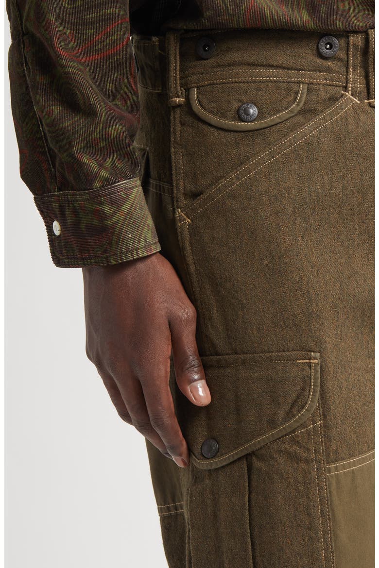 Regiment Fit Twill Cargo Pants, Alternate, color, OLIVE