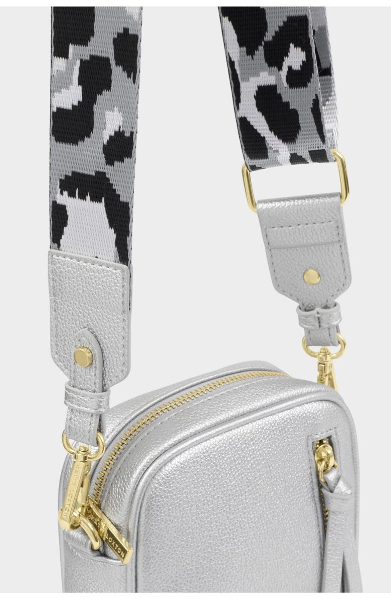 Katie Loxton Hallie Small Crossbody Bag in Silver, Alternate, color, Silver