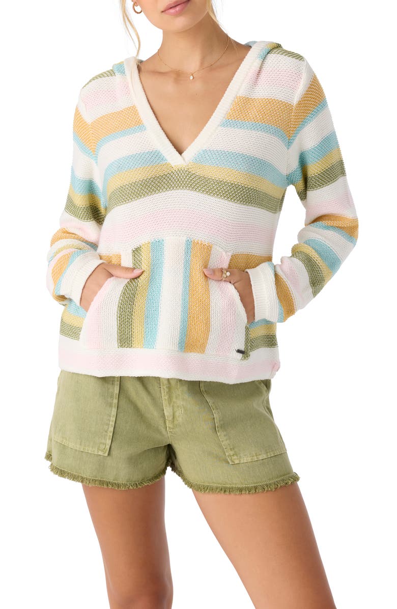 O'Neill Catamaran Stripe Hoodie, Alternate, color, Multi Colored