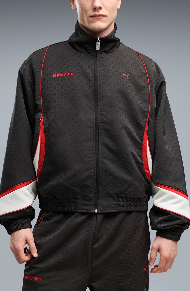PUMA x NAHMIAS CLRT Track Jacket, Main, color, Puma Black