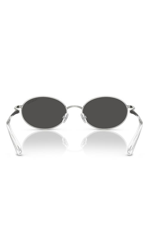 SWAROVSKI SWAROVSKI 53MM OVAL SUNGLASSES