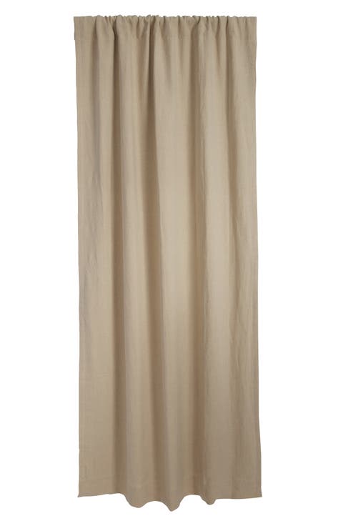 Washed Linen Blackout Curtain