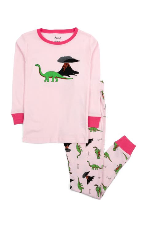 Kids Two-Piece Cotton Printed Matching Family Pajamas, Coordinated Prints (Toddler, Little Kid & Big Kid)