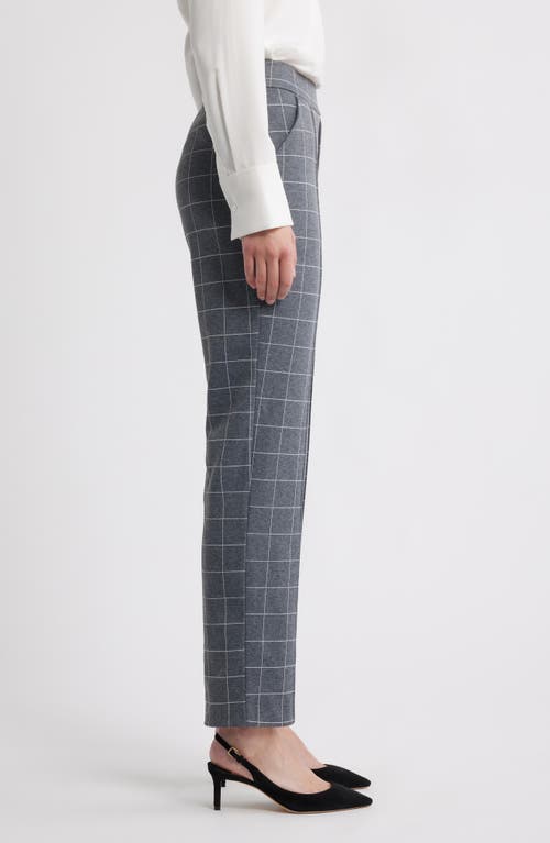 Hue Pintuck Slim Fit Pull-on Pants In Multi