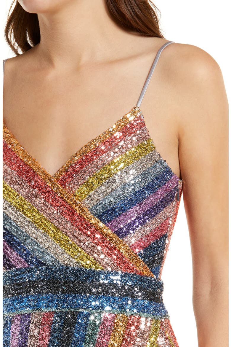 Meghan Faux Wrap Maxi Dress, Alternate, color, CIRCUS
