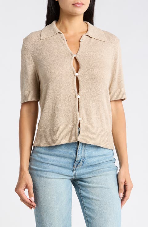 Slub Collared Sweater