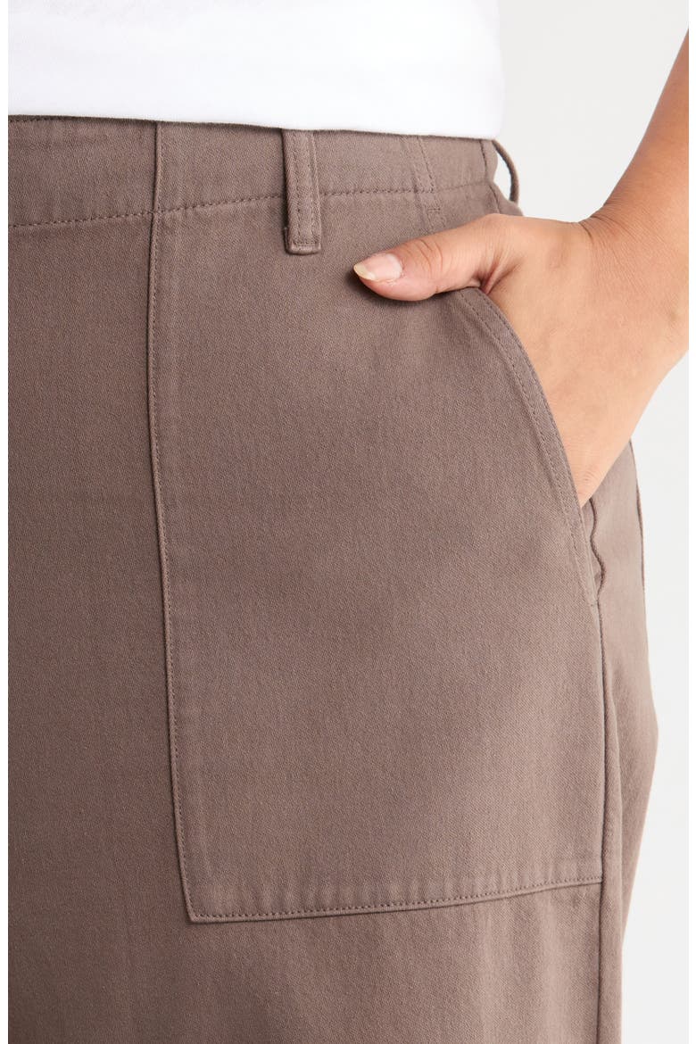 Organic Cotton Crop Wide Leg Pants, Alternate, color, RYE