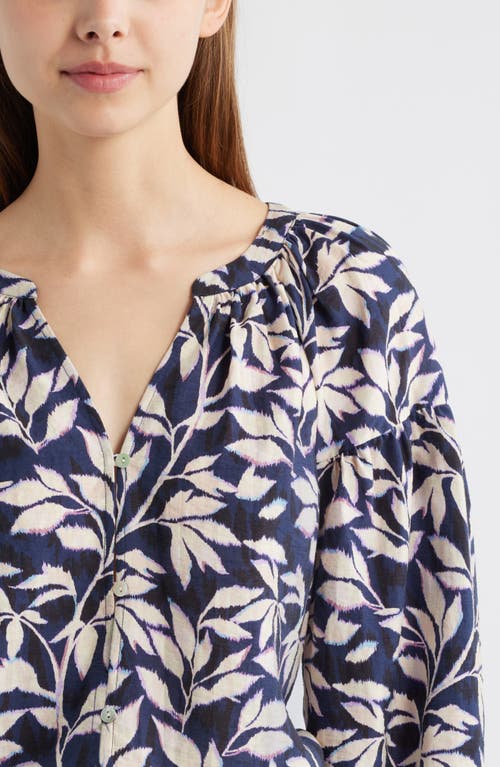 Rails Vasia Vine Print Top In Blue