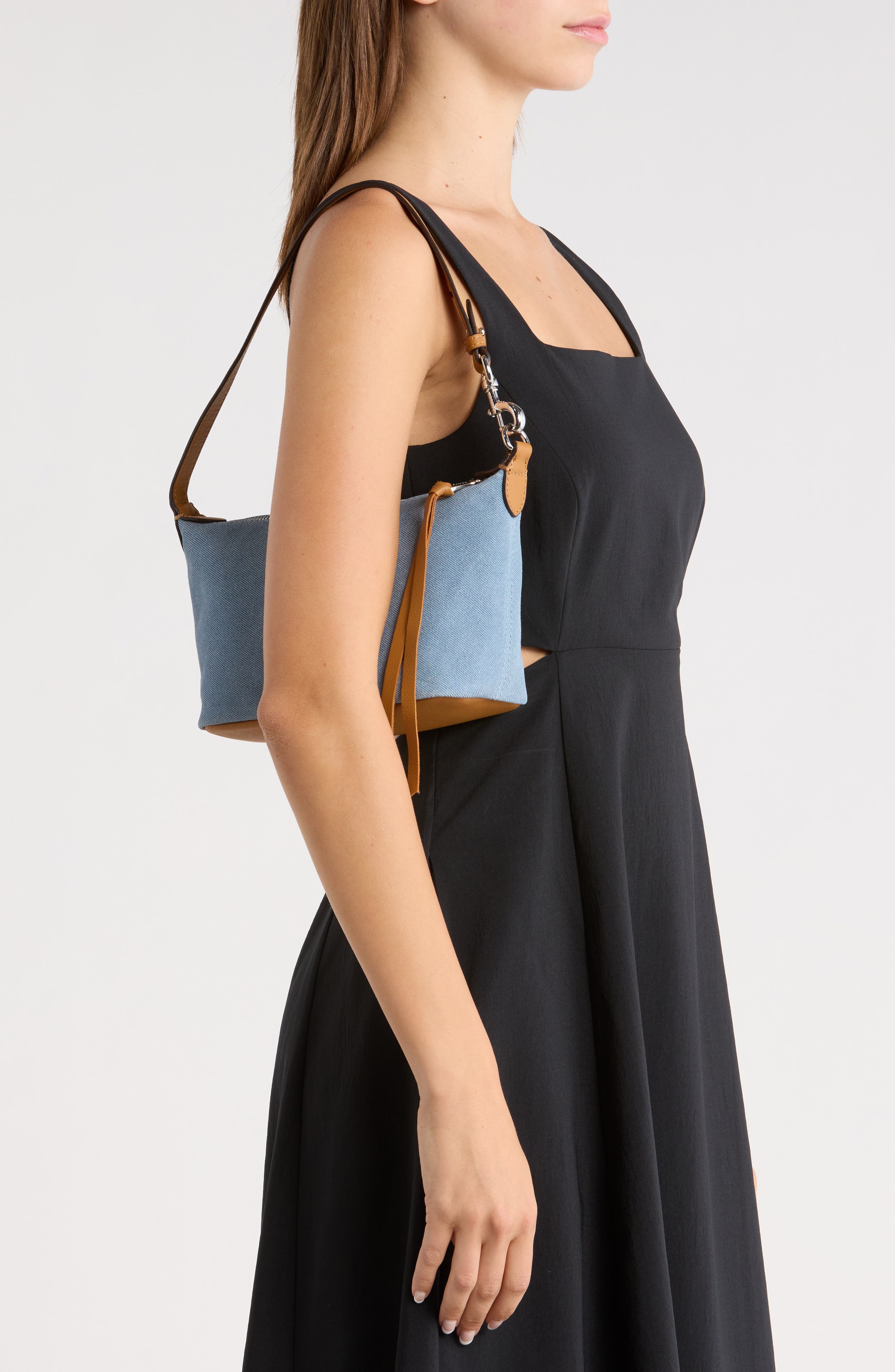 Escape Pouchette Shoulder Bag, Alternate, color, BLUE DENIM CANYON