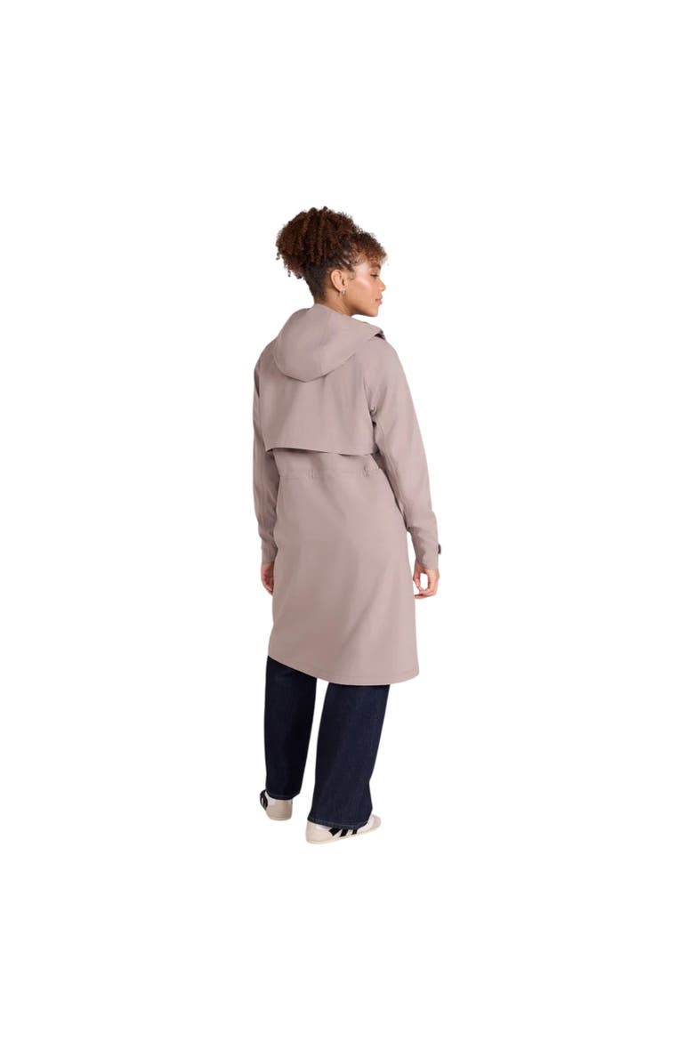 Jade Long Length Waterproof Jacket, Alternate, color, Taupe
