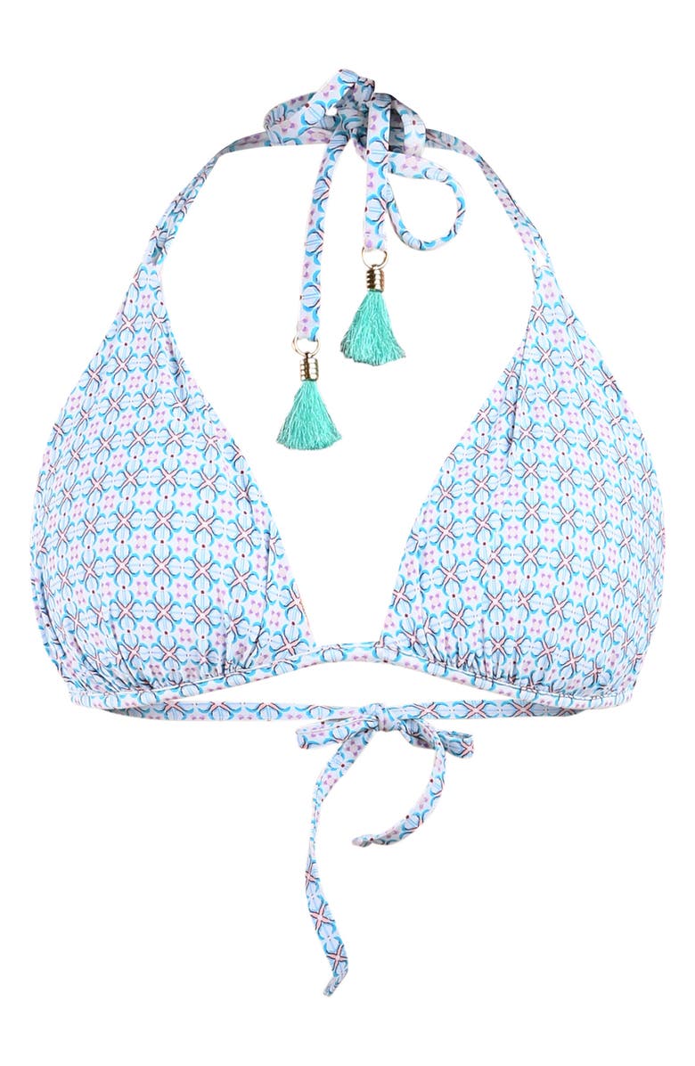 La Blanca Riviera Reversible Bikini Top, Alternate, color, White