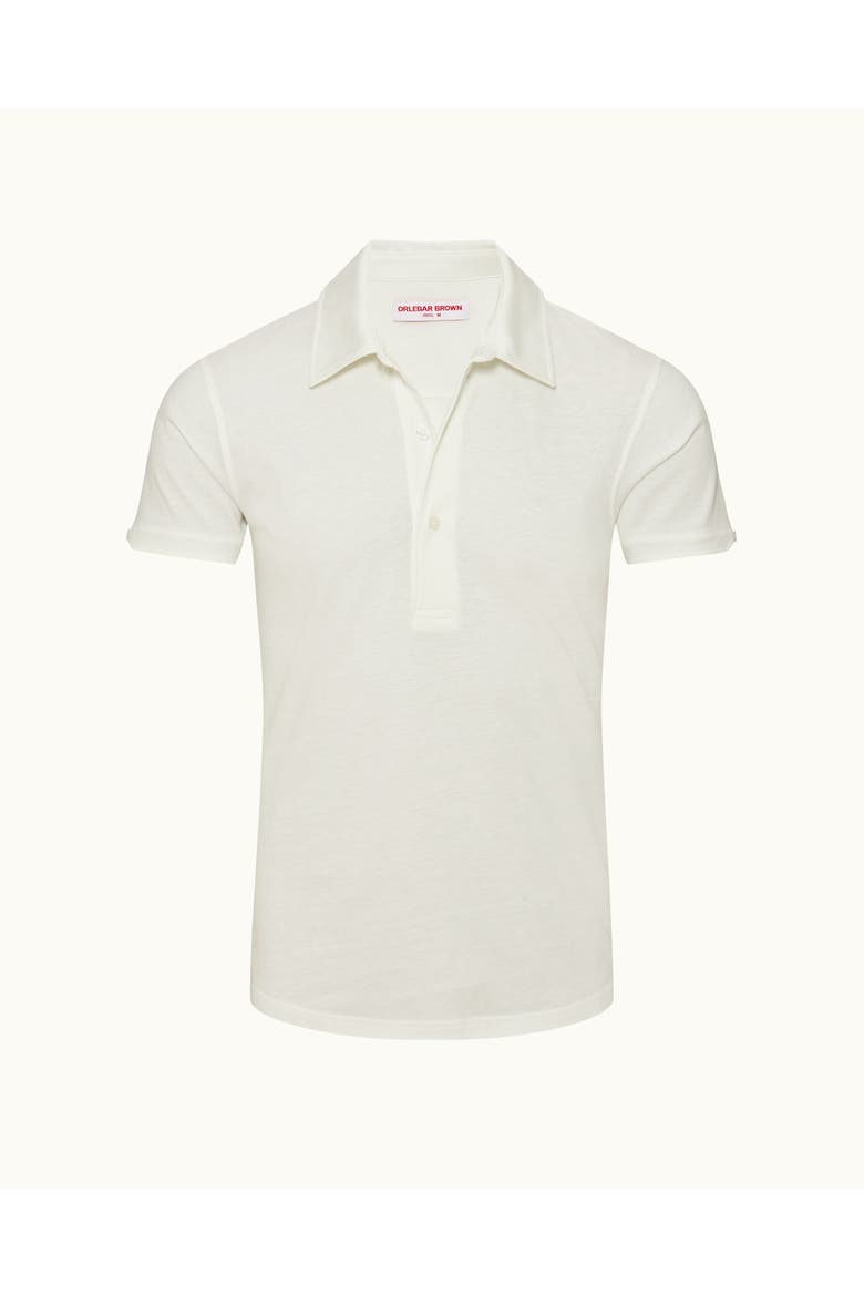 Sebastian Silk Tailored-Fit Polo Shirt, Alternate, color, Thasos Beach