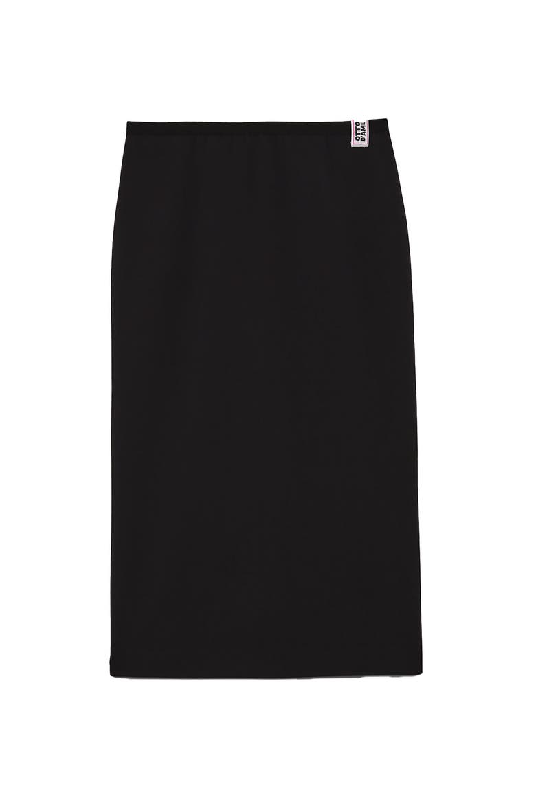 Classic Midi Skirt, Alternate, color, Black