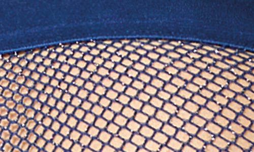 Oroblu Metallic Fishnet Tights In Blue