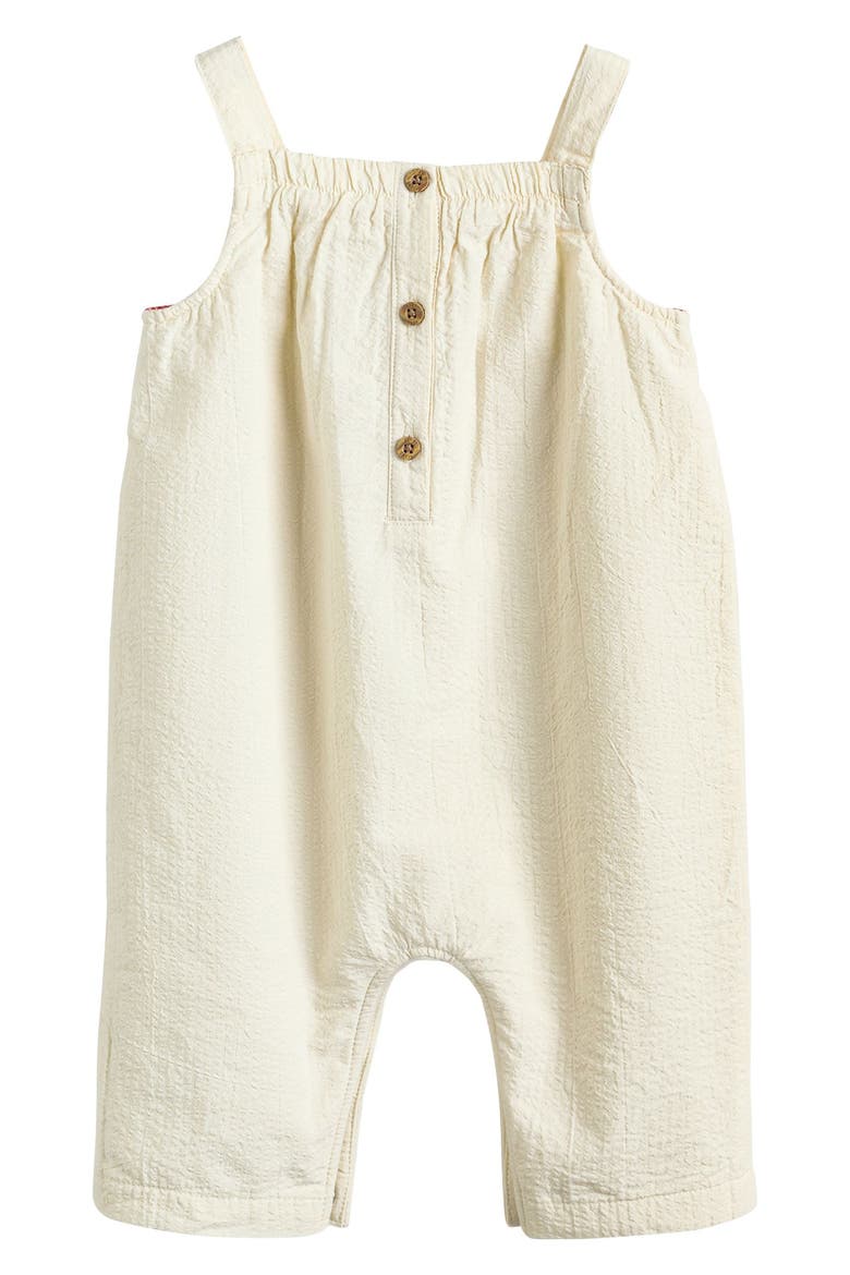 Embroidered Romper, Alternate, color, WHITE