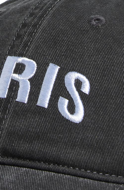 The Accessory Collective Kids' Paris Destination Baseball Cap In Black