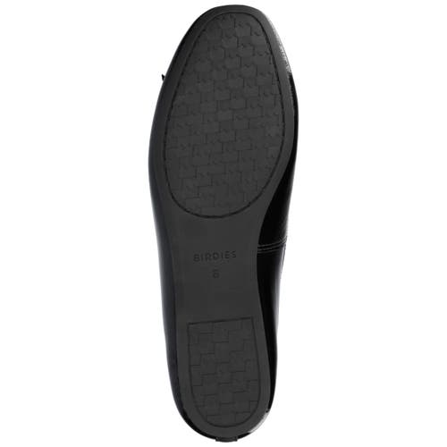 Birdies The Songbird Flat Patent Leather In Black