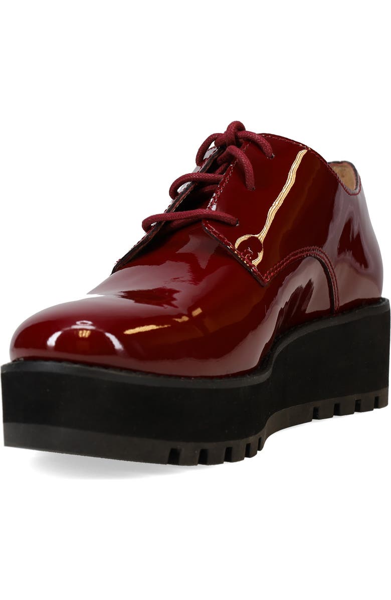 Eileen Fisher Eddy Derby, Alternate, color, Bordeux Patent