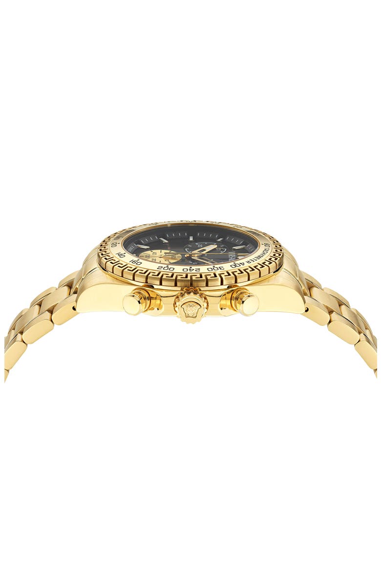 Chrono X Chronograph Bracelet Watch, 44mm, Alternate, color, IP YELLOW GOLD