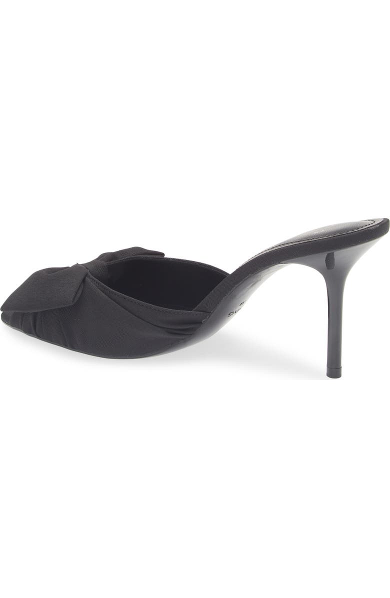 MANGO Lasy Bow Slide Sandal, Alternate, color, Black