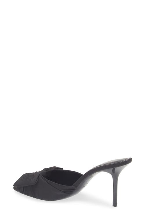 Mango Lasy Bow Slide Sandal In Blue