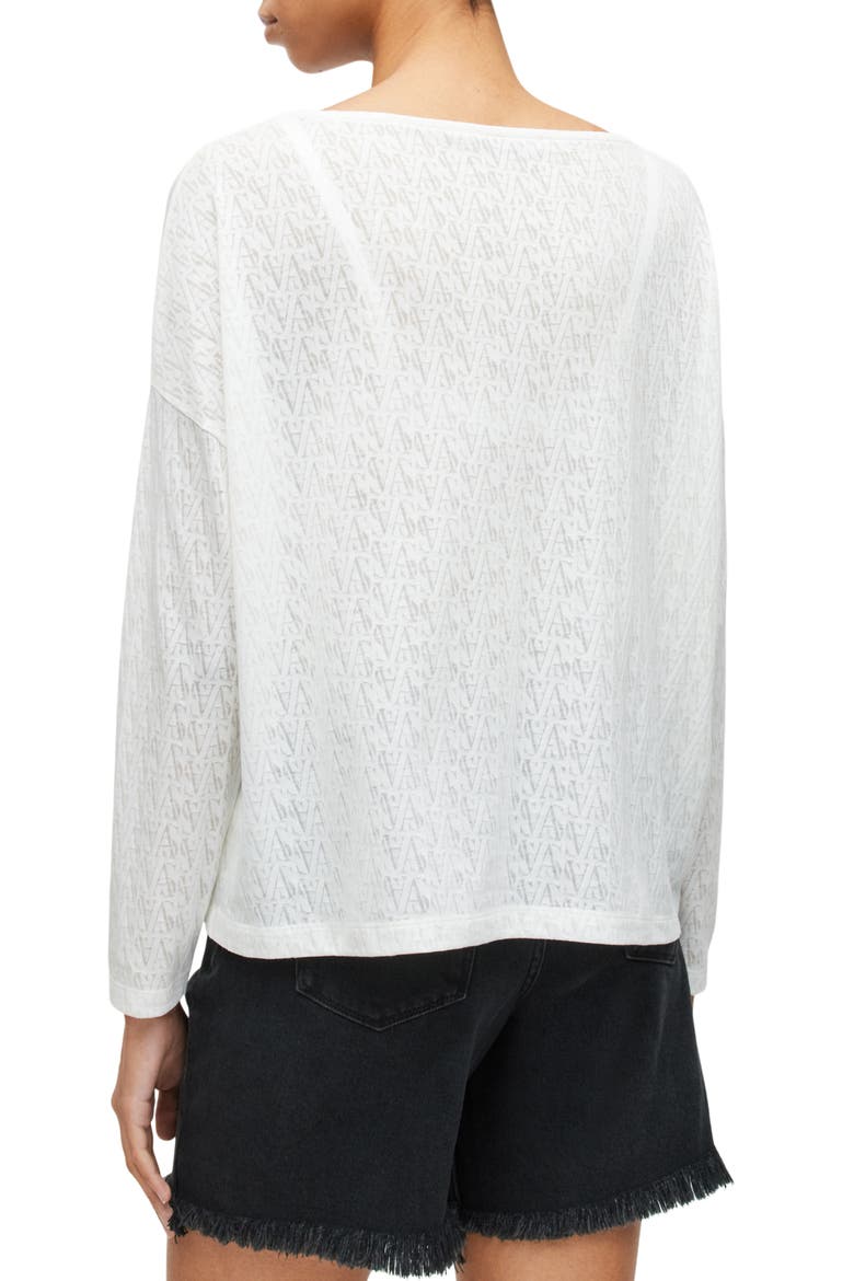 Rita Devore Semisheer Blouse, Alternate, color, OPTIC WHITE