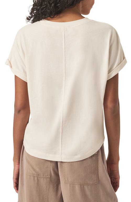 Splendid Skye Cuffed Tee In Moonstone