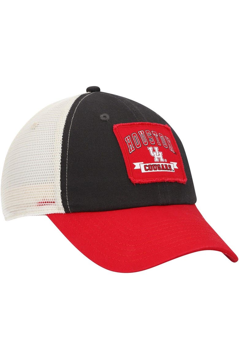 Men's Colosseum  Charcoal Houston Cougars Objection Snapback Hat, Alternate, color, Charcoal