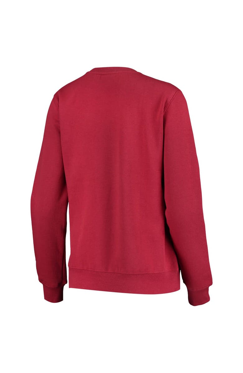 COLOSSEUM Women's Colosseum Crimson Indiana Hoosiers Campanile Pullover Sweatshirt, Alternate, color, Crimson