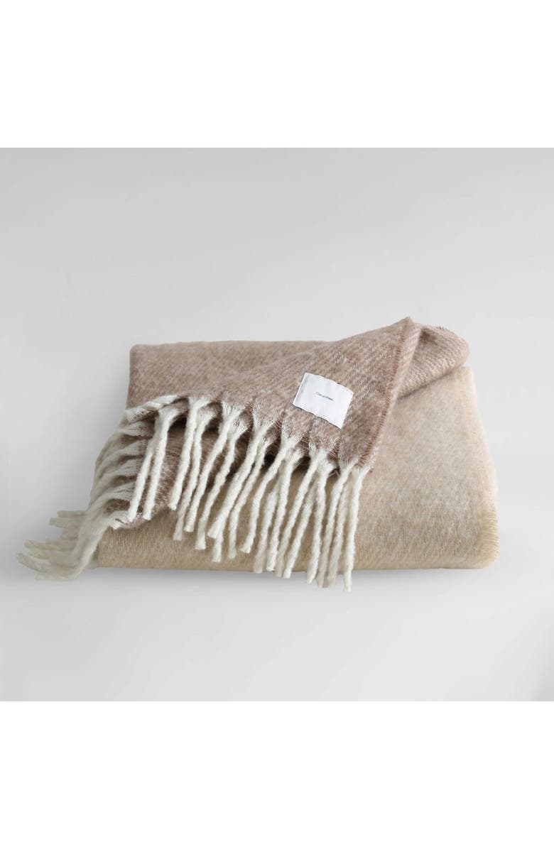 Calvin Klein Home Ombré Throw Blanket, Alternate, color, 