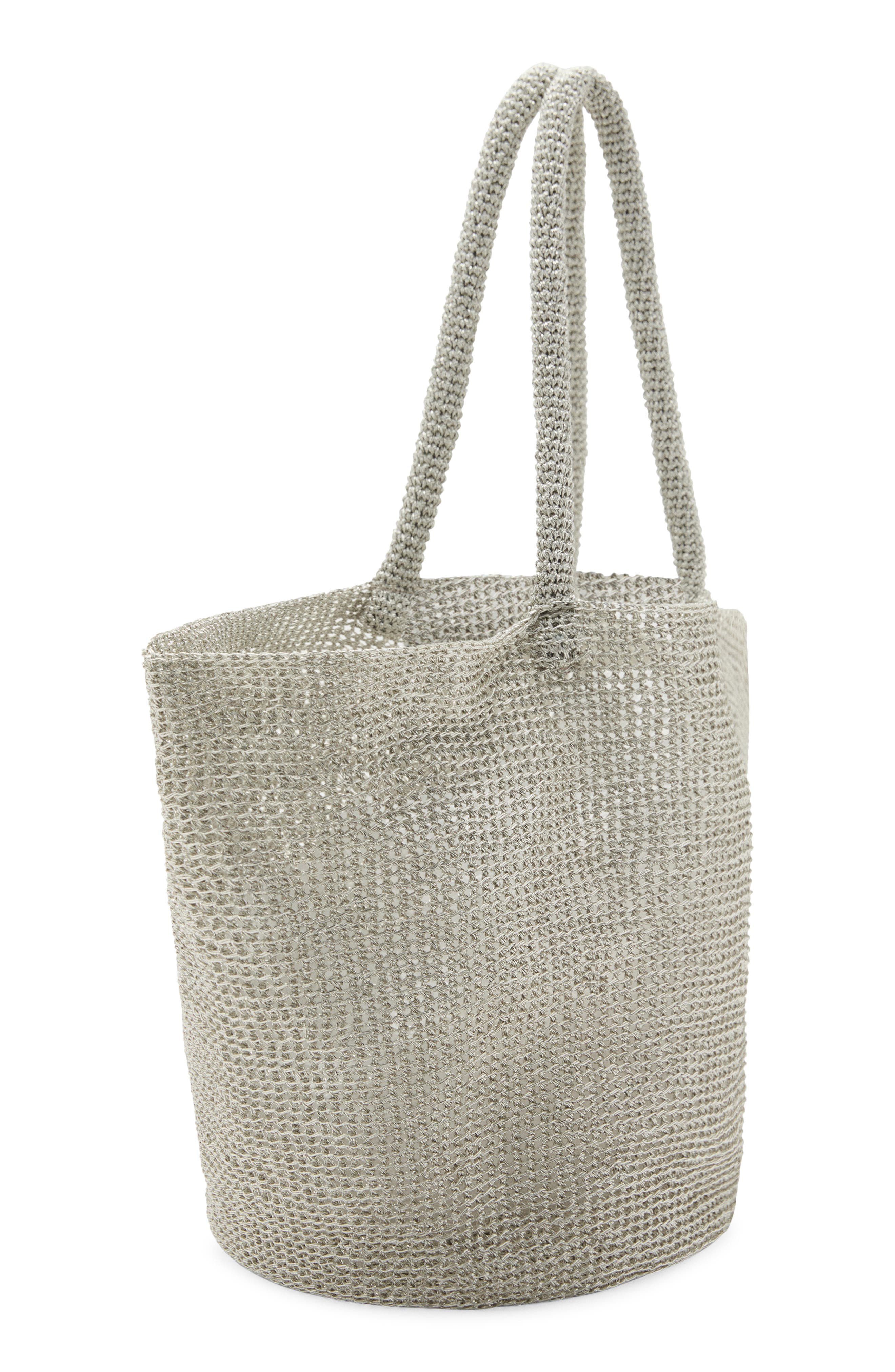 MANGO Woven Shopper Bag, Alternate, color, 