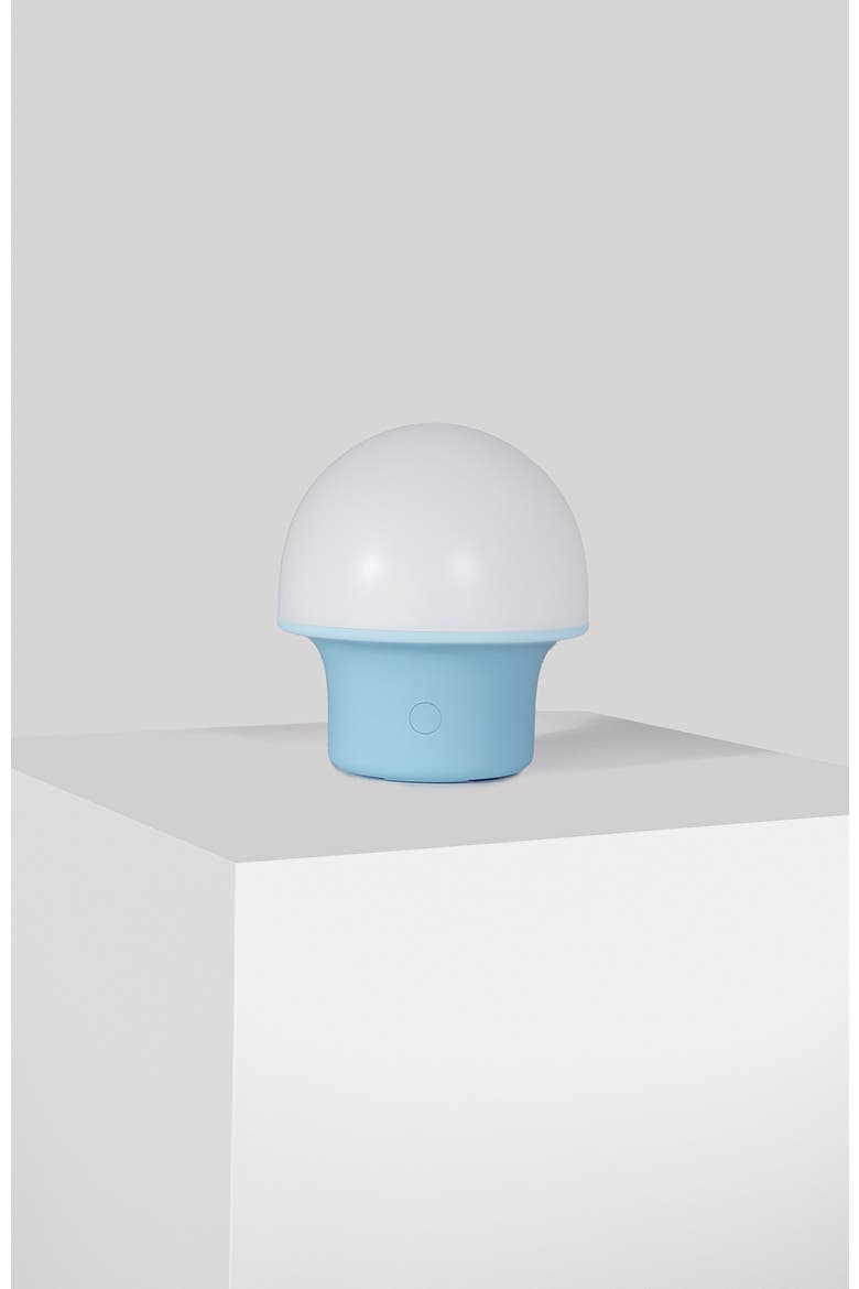 Portobello 6.6" Indoor/Outdoor USB-C Rechargeable Portable LED Table Lamp with 3-Way Dimmer, Main, color, Light Blue